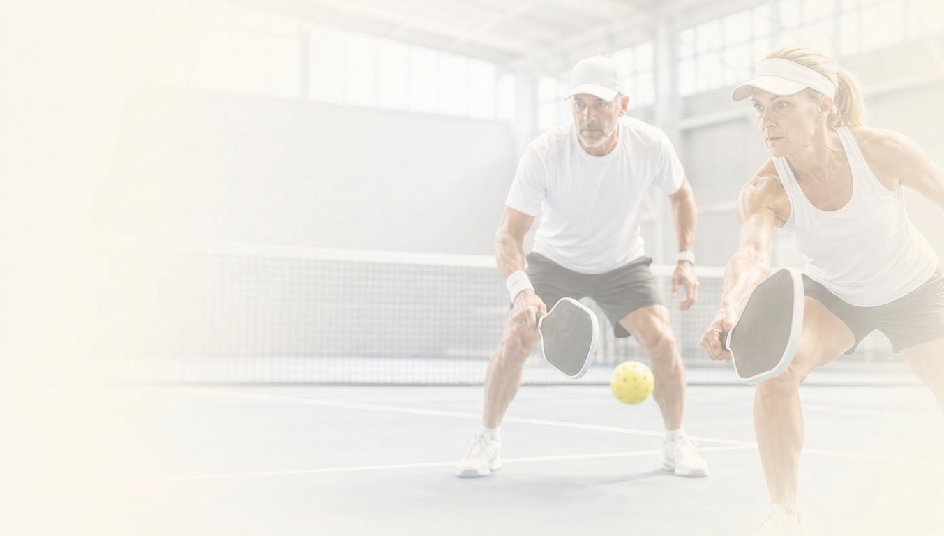 Boston Dragons player in action on the pickleball court
